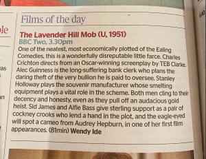 TV guide lavender hill mob